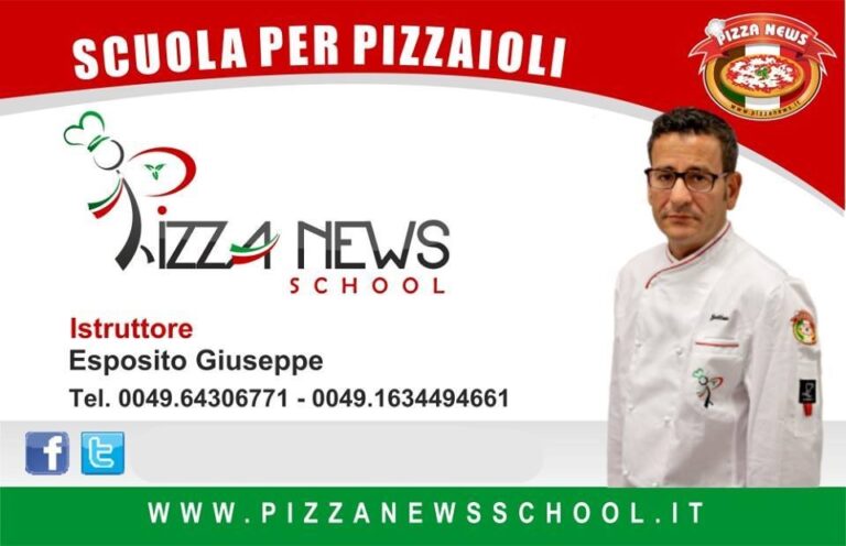 Pizza News School riconoscimento Giuseppe Esposito